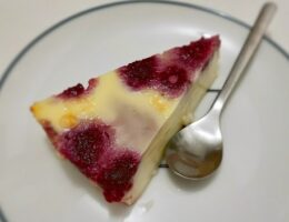 flan pâtissier framboise vanille